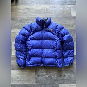 The North Face Blue Nuptse Down Jacket